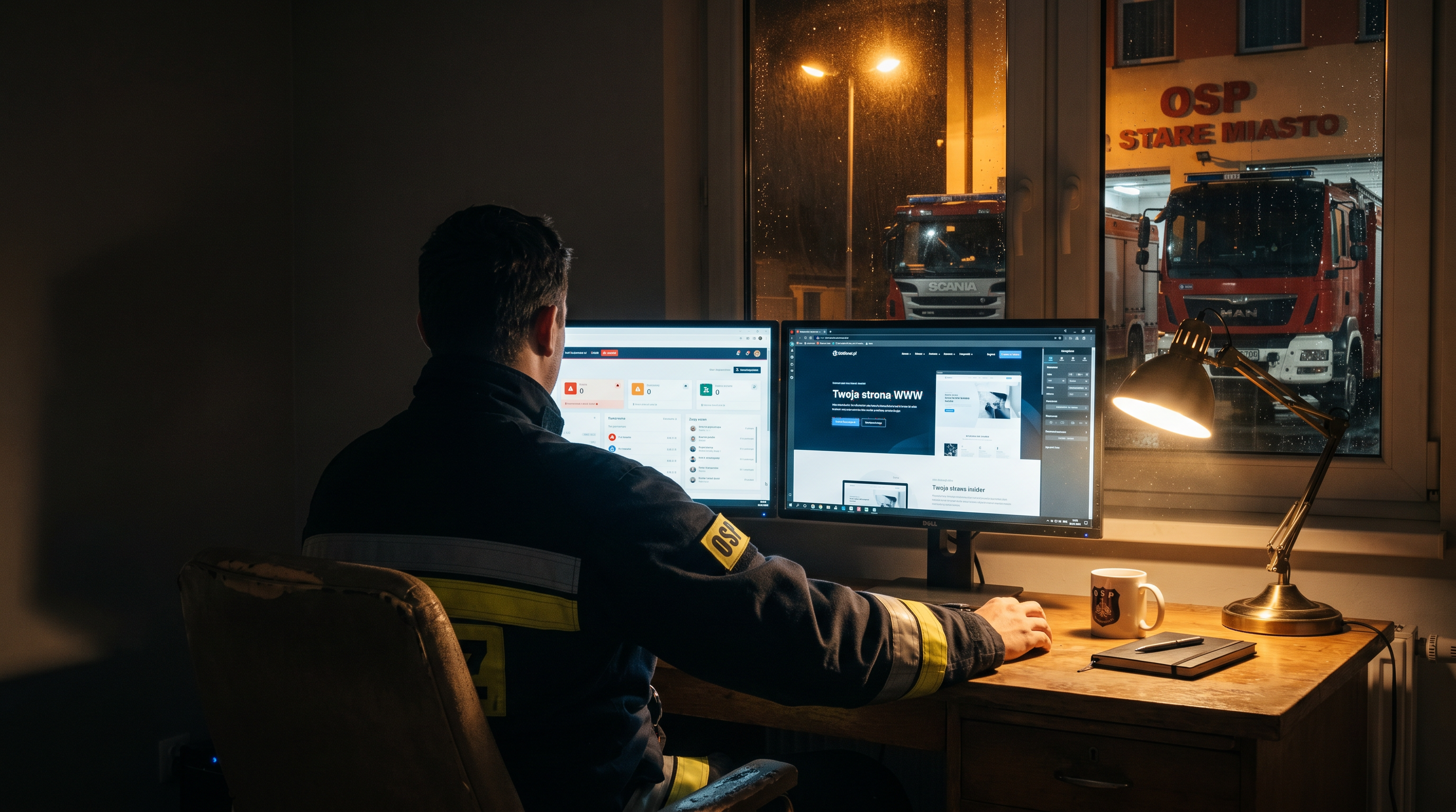 Jak założyć stronę internetową jednostki OSP przy użyciu OSPanel.pl — krok po kroku